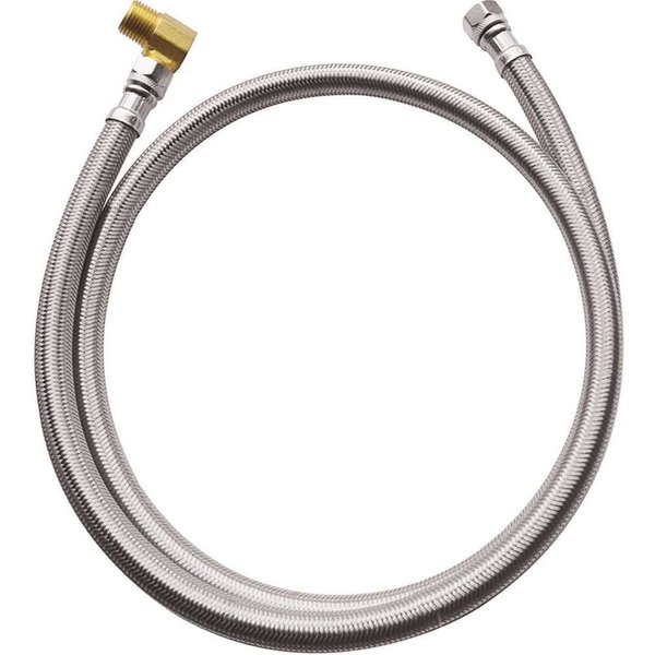 Durapro 3/8 in. Compression x 3/8 in. Compression x 48 in. Braided Stainless Steel Dishwasher Connector 231212